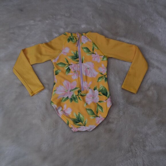 Old Navy Floral Long-sleeved Bathing suit - Picture 1 of 7